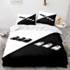 Черно-белый комплект постельного белья Single Twin Full Queen King Size Art Bed Set Aldult Kid Bedroom Duvetcover Sets 3D Print