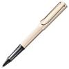 LAMY Lx Palladium Rollerball Pen Elegant Aluminum Body with Bronze Stainless Steel Medium Nib Includes Black Ink Refill M and Case - Finish, Clip, (M)