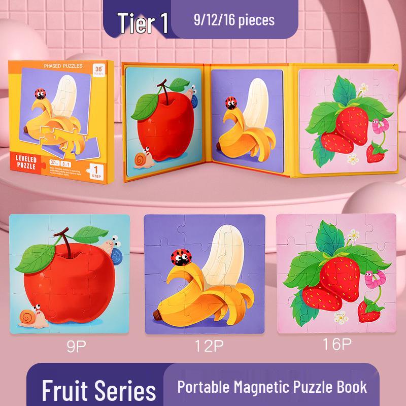 Magnetic Puzzle Set - Educational Toy for Children Aged 2-6