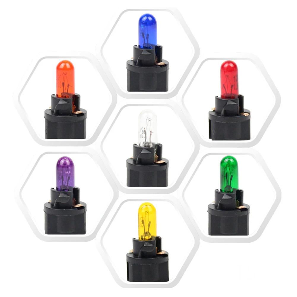 10 шт. T5 SMD LED Автомобильная лампа Автомобили Светодиод Измерительный прибор Панель приборов Лампочки Авто Внутренний Индикаторная лампа