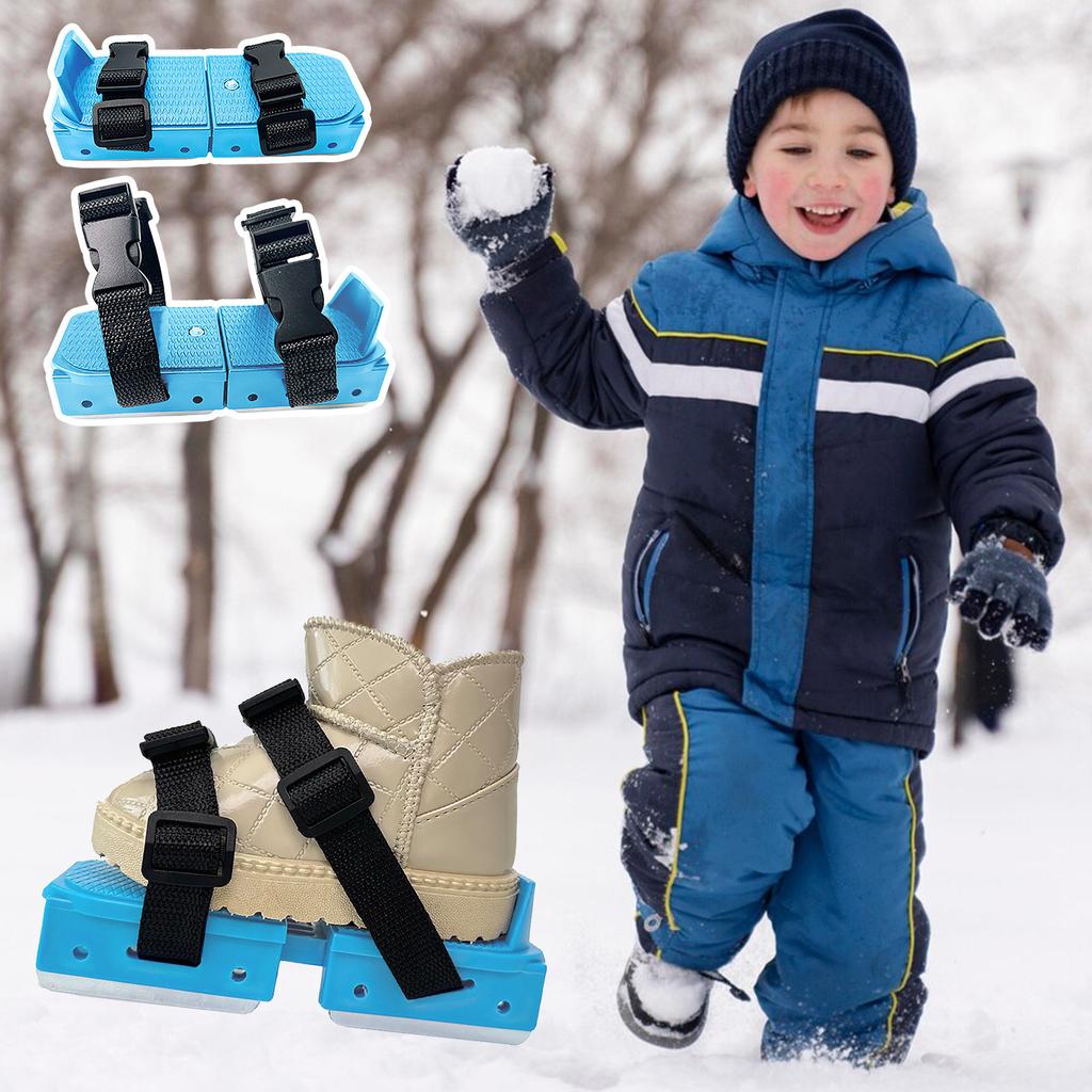 Обувь для катания на коньках для детей начального возраста, вспомогательная обувь для катания на коньках и лыжах на открытом воздухе, регулируемая и осенняя