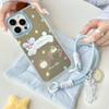 Чехол Zhitai Summer Lanyard Mirror для iPhone 14/15 Pro и 12/13 — подходит для мобильных телефонов Apple, идеально подходит для женщин