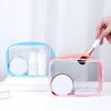Transparent Cosmetic Bag Large Capacity Zipper Closure Waterproof Clear Makeup Bag Organizer Toiletry Bag