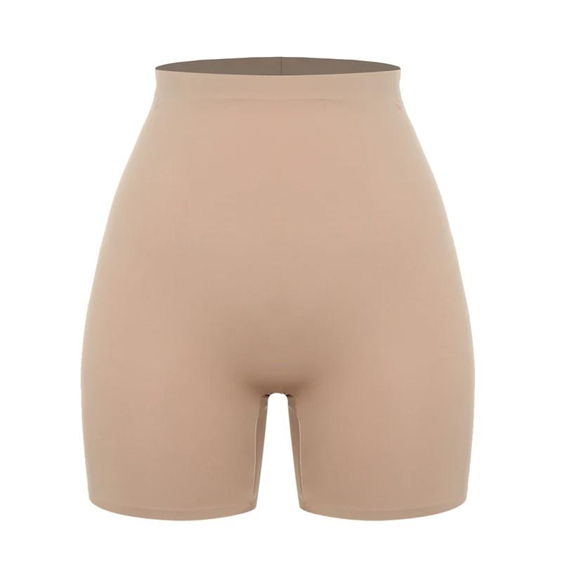 Утягивающие трусики-шорты для женщин, утягивающее белье, трусики-слипы, с высокой талией, для контроля живота, пояс-корсет, бесшовный корректор фигуры