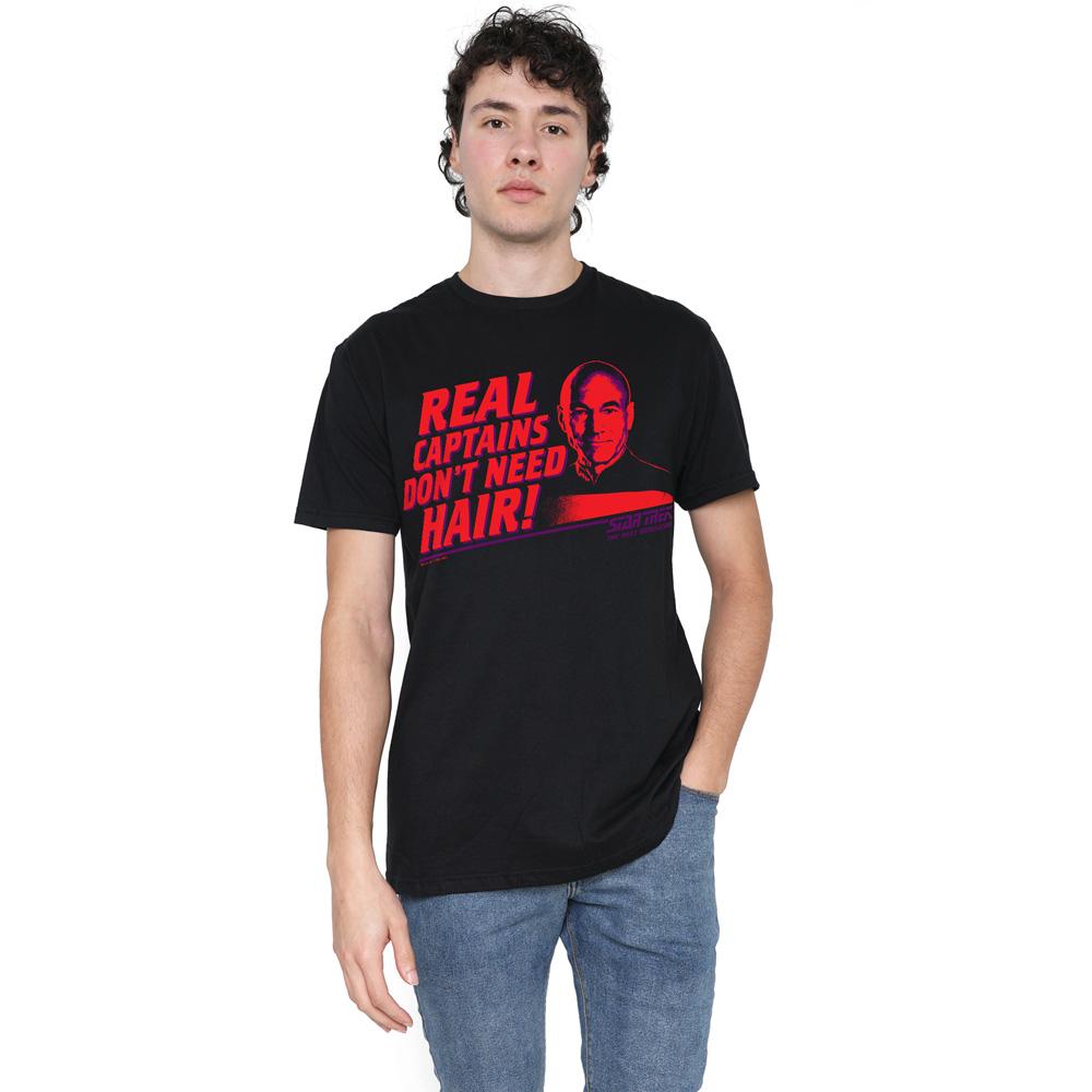 Star Trek Mens Real Captain T-Shirt