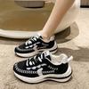 2024 Новые женские повседневные кроссовки, удобные осенне-зимние кроссовки на толстой подошве со шнуровкой и нескользящей платформой, кроссовки для бега для женщин