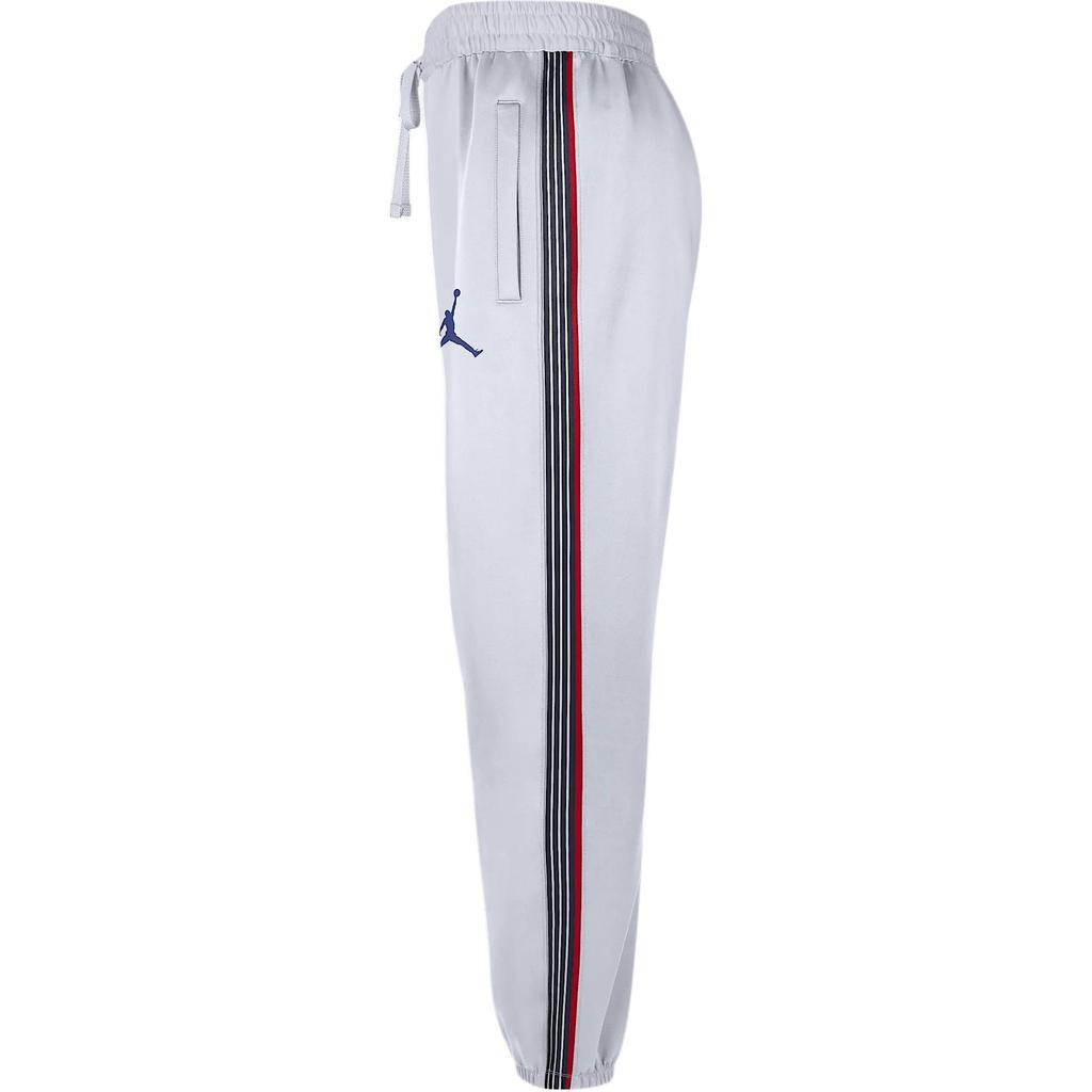 Jordan X Логотип Матча всех звезд НБА Быстросохнущие Удобные Трикотажные спортивные штаны на кулиске Мужские штаны Белый HF5821-100