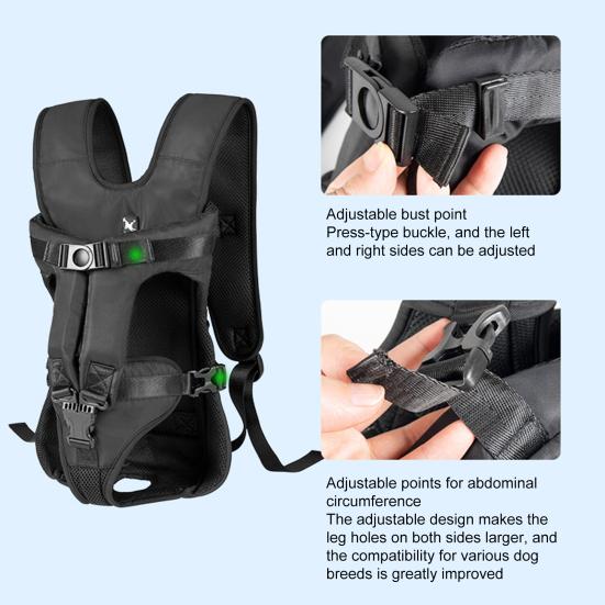 Переноска для домашних животных Удобный регулируемый многоцелевой водостойкий рюкзак из ткани Оксфорд для собак на открытом воздухе