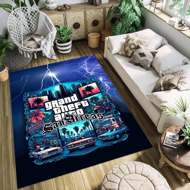 Urban Chaos Crime carpet printing Doormat Christmas gifts Bathroom mat Fashion