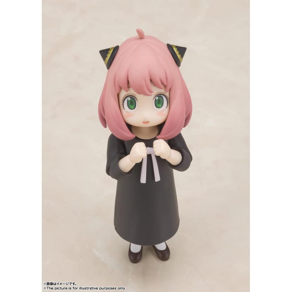 Bandai ДУХИ SHFiguarts ШПИОН×СЕМЬЯ Аня Форджер примерно. 80 мм окрашенная подвижная фигурка из АБС и ПВХ