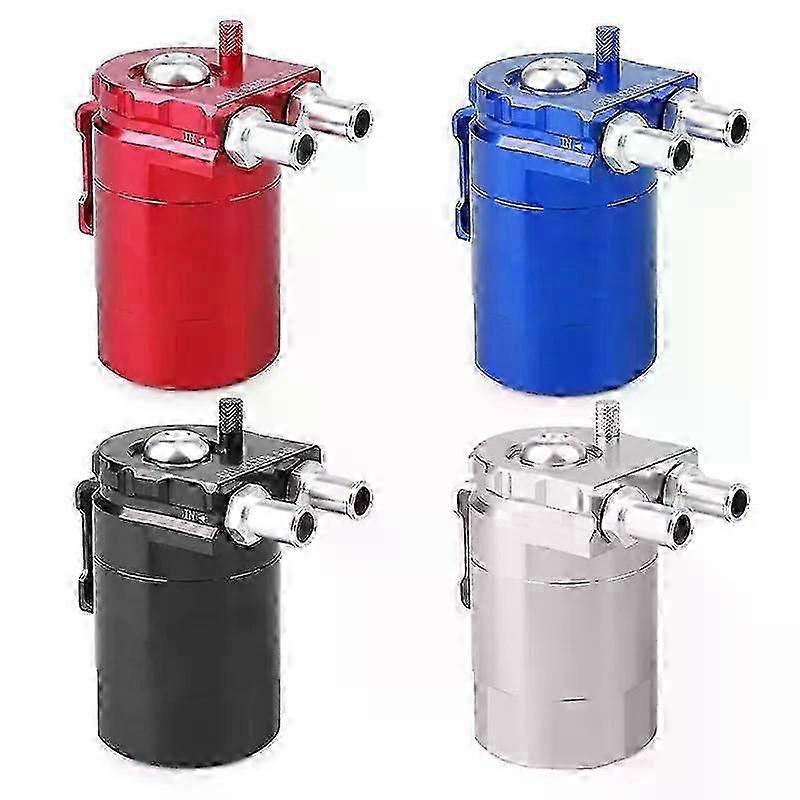 300ml Baffled Aluminum Oil Catch Can Reservoir for Tank / Oil for Tank with Filt,zxl