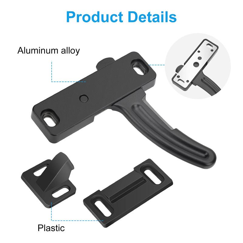 Алюминиевая защелка-ручка для москитной двери RV - Комплект ручек для двери водителя - Кемпер, Автодом, Прицеп