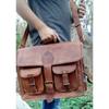 Messenger Laptop Satchel S Сумка мужская винтажная новая коричневая из натуральной кожи