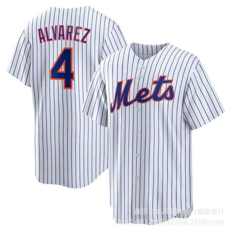 New York Mets 20 22 Baseball Jerseys Men Team Sports Athletic Shirts
