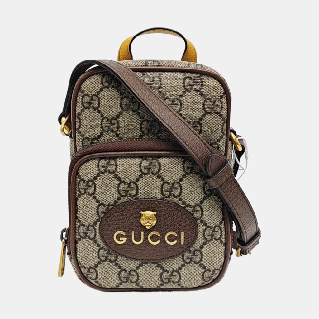 [Б/У] Сумка Gucci Neo Vintage GG Supreme Small Crossbody 'Бежевая' - Очень хорошее состояние #1M64NZZ