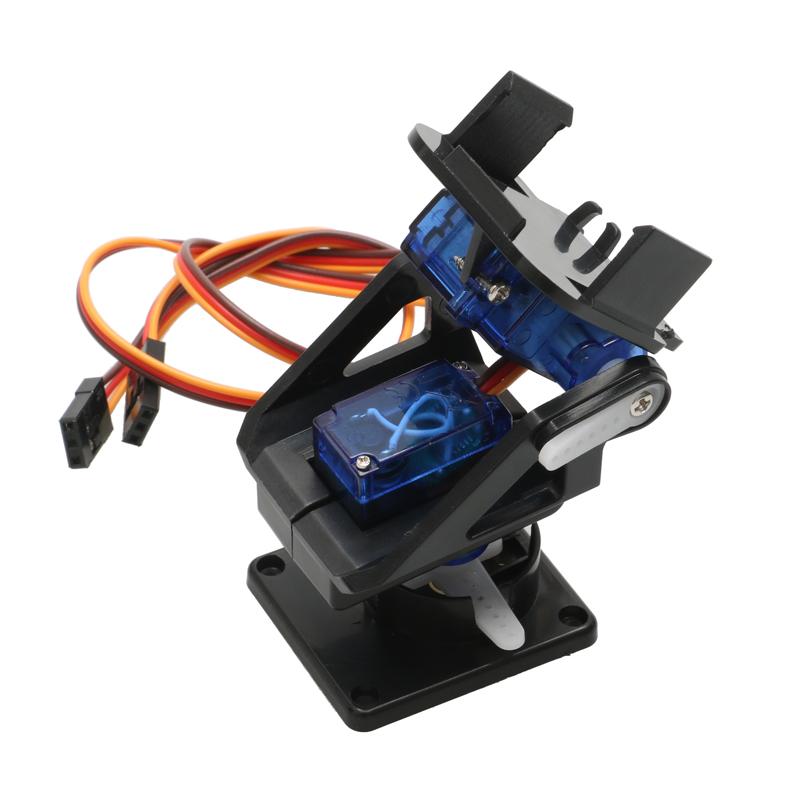 1Set Dual Axle Servo Gimbal Anti-Vibration Camera Platform Mount PTZ Pan/Tilt with 2PCS 9G Servo for FPV Drone Assembly Parts