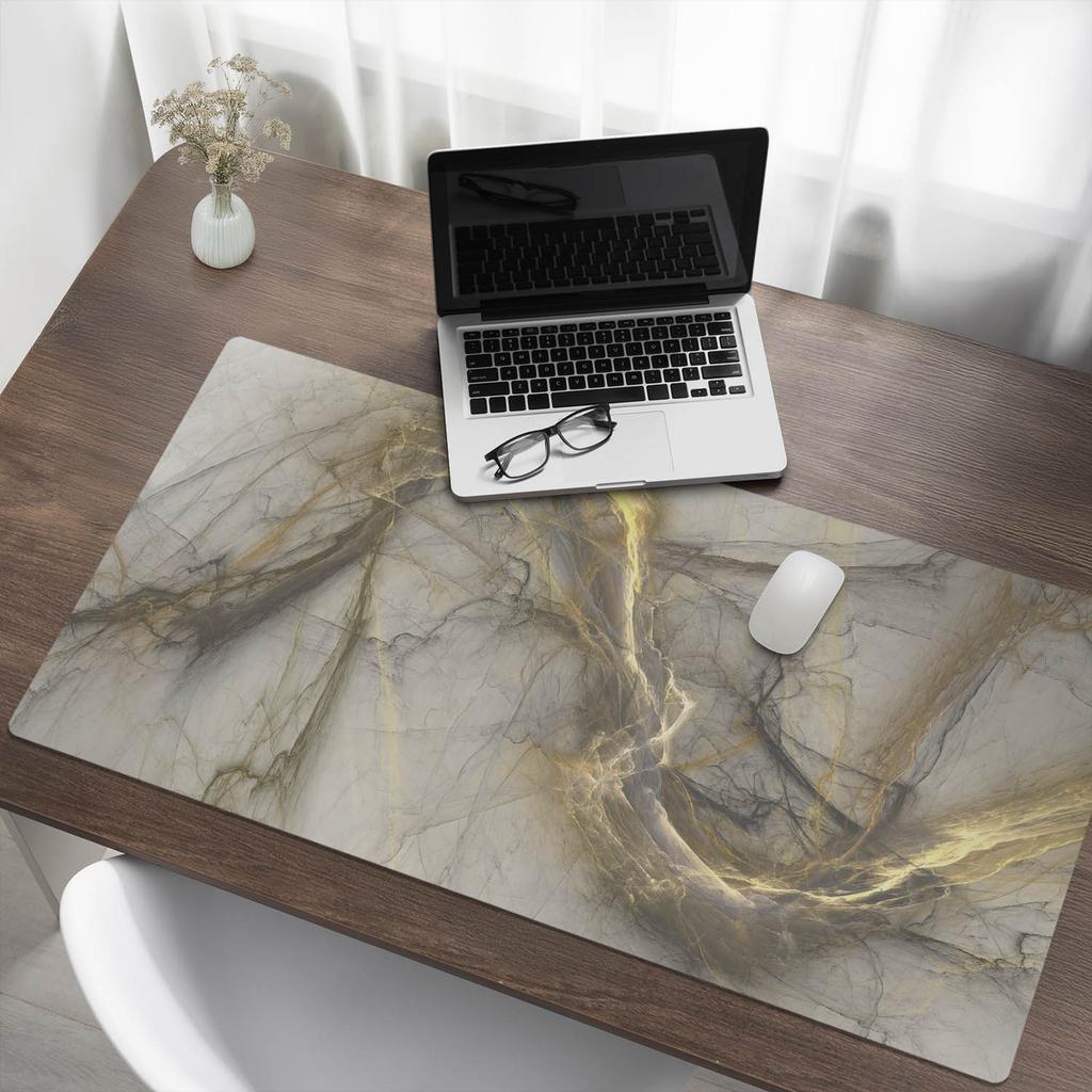 Elegancka Podkładka Dekoracyjna Na Biurko Eteryczne Linie Chaosu 120X60 Cm
