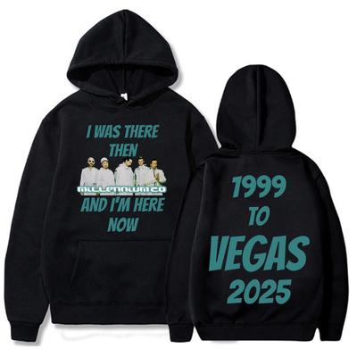 Худи Backstreet Boy 1999 To Vegas 2025 Tour с принтом альбома Millennium, толстовка с длинным рукавом, капюшон, пуловеры для мужчин и женщин