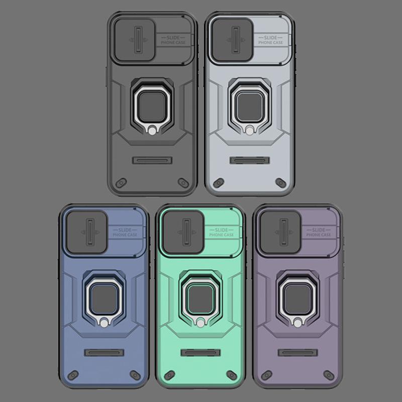 Для iPhone 15 Pro Max Чехол iPhone 13 14 15 Pro Max Чехол для линзы, раздвижное стекло, защитная броня, противоударный держатель, магнитный бампер