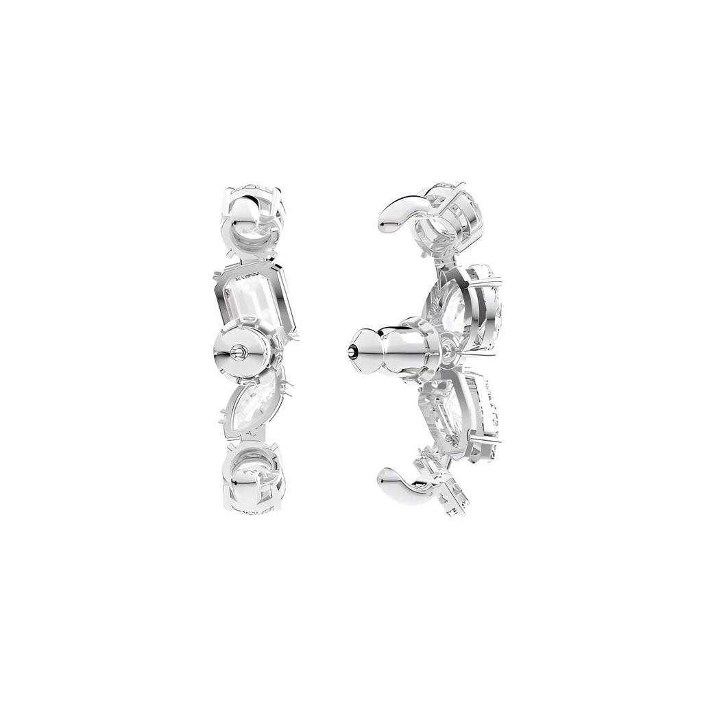Swarovski Элегантные модные серьги Gema с родиевым покрытием для женщин 5639331