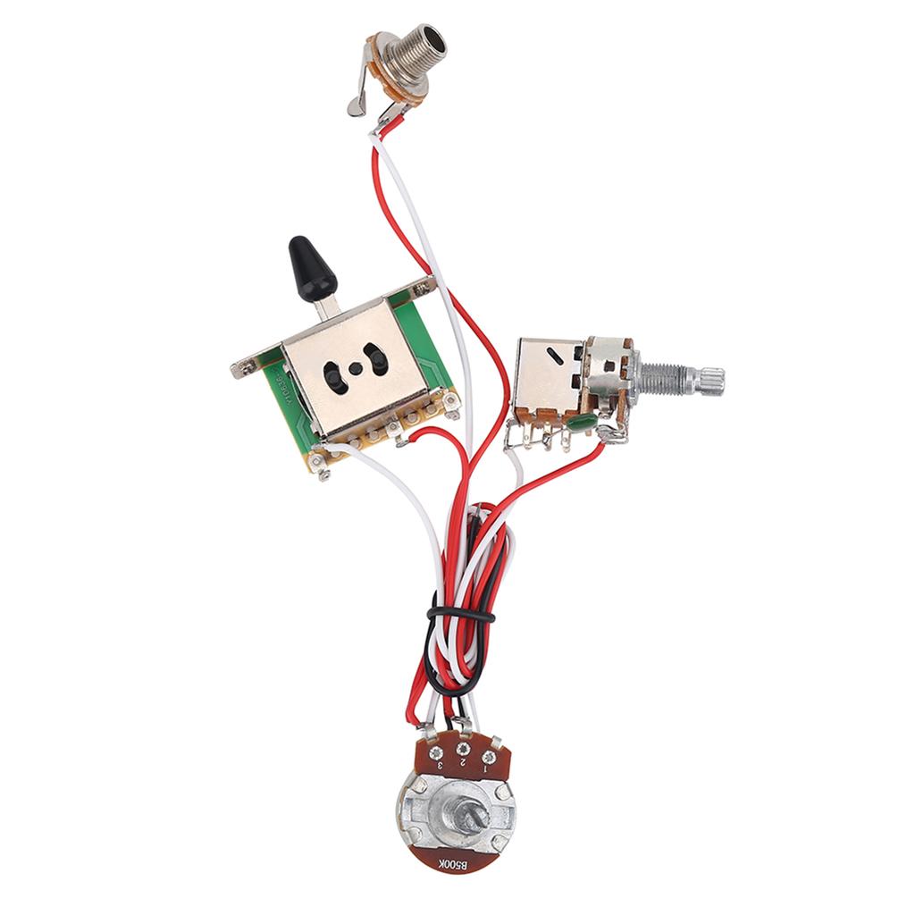 Металлический жгут проводов для электрогитары, предварительно смонтированный комплект, набор 3-позиционных переключателей