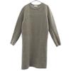 PRINGLE 1815 Wool Blend Long Sleeve Knit One Piece 10 Gray Sanyo Shokai Women Used