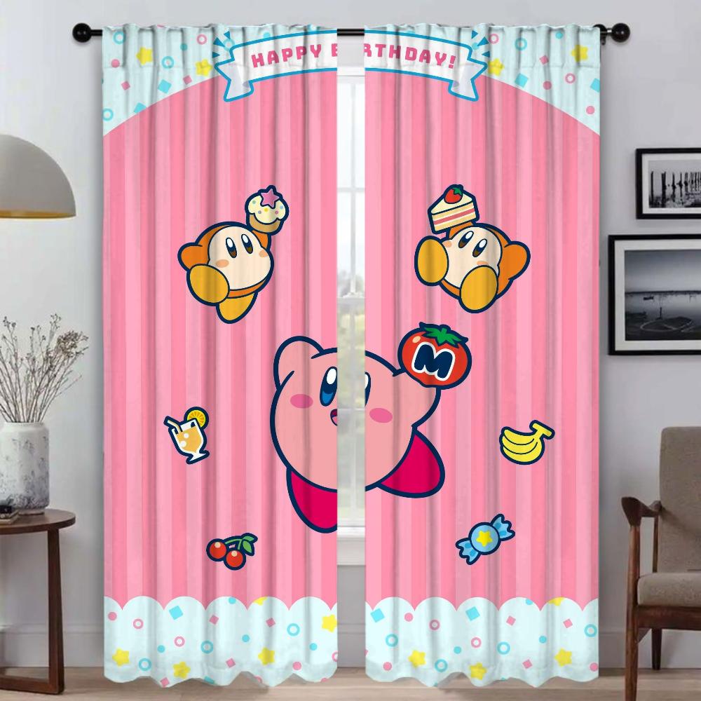 Tulle for Bedroom K-KirbyS Curtains Child Room Partition Blackout Curtain Modern Living Room Curtains 2 Pieces Shades Kitchen