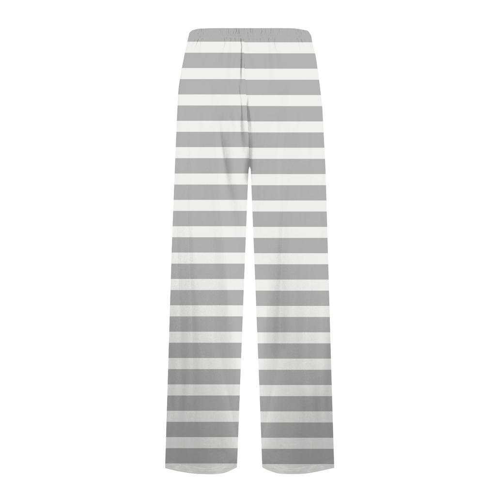 Women's Casual Fashion Sweatpants Stripe Printed Casual Pants