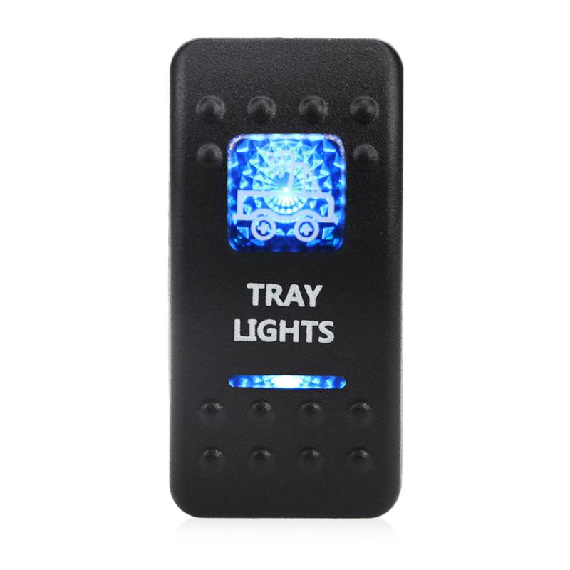 12V 24V Car Boat Rocker Toggle Switch Waterproof ON/OFF 5 Pin Latching Marine Push Button led light bar rear light reverse light Battery Switches5