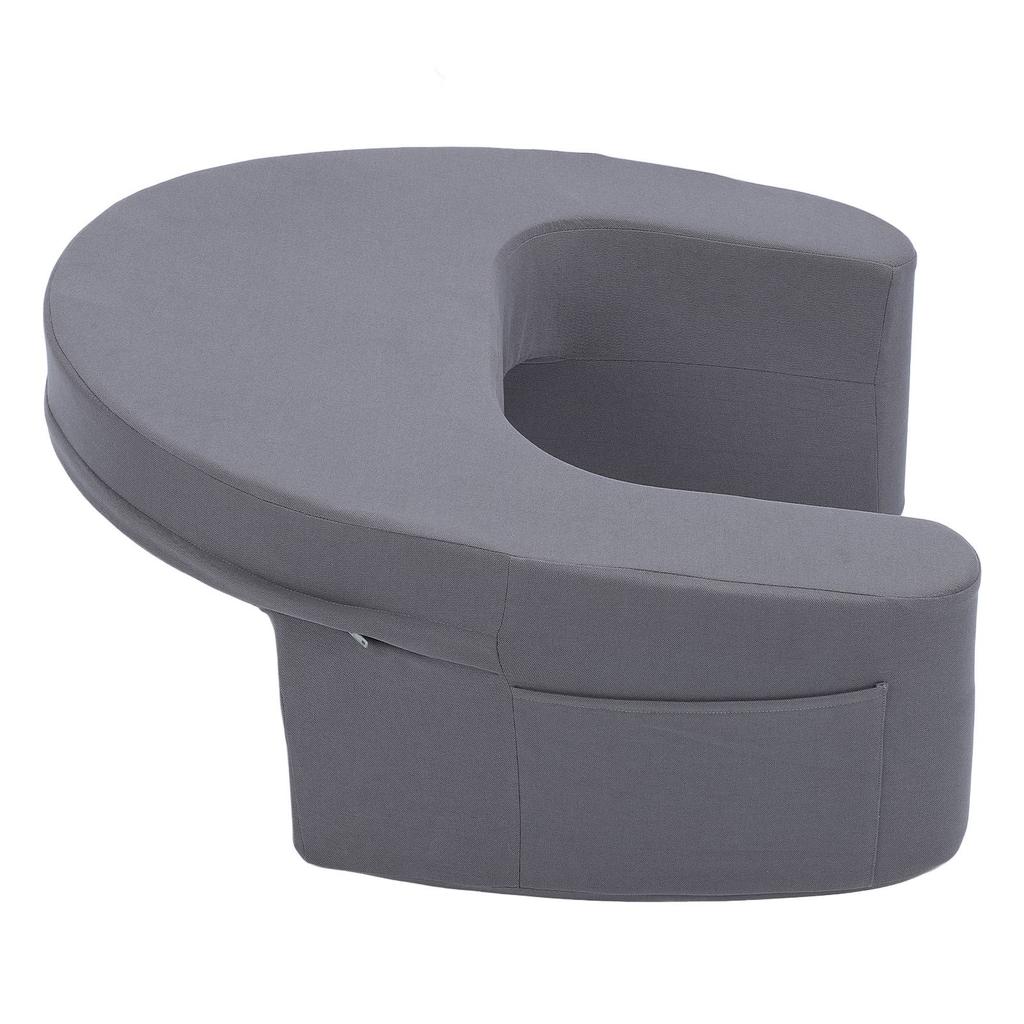 Подушка для чтения на коленях с боковыми карманами, пена с эффектом памяти, очень большая подлокотник, подушка для игр на коленях