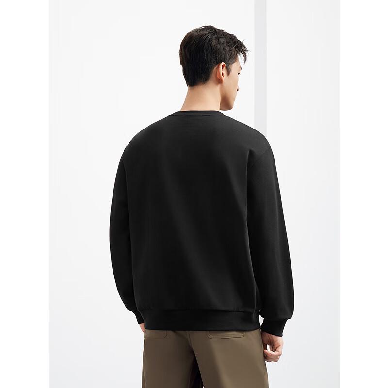 Мужской свитшот GXG с круглым вырезом и вышивкой на воротнике