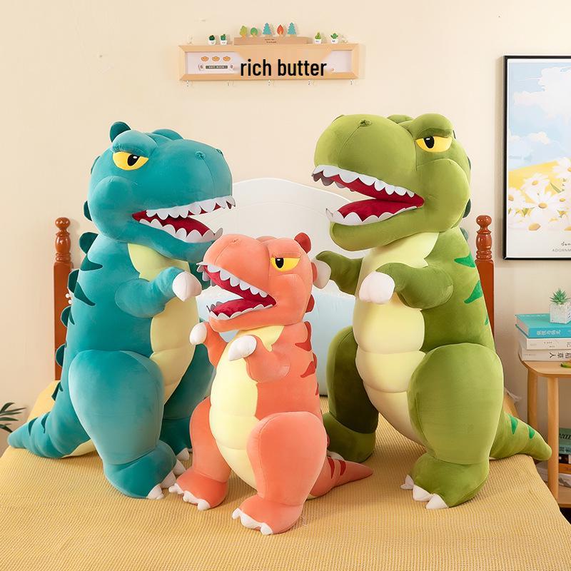 Large Tyrannosaurus Rex Plush Toy - Soft Pillow & Comforting Stuffed Animal for Kids