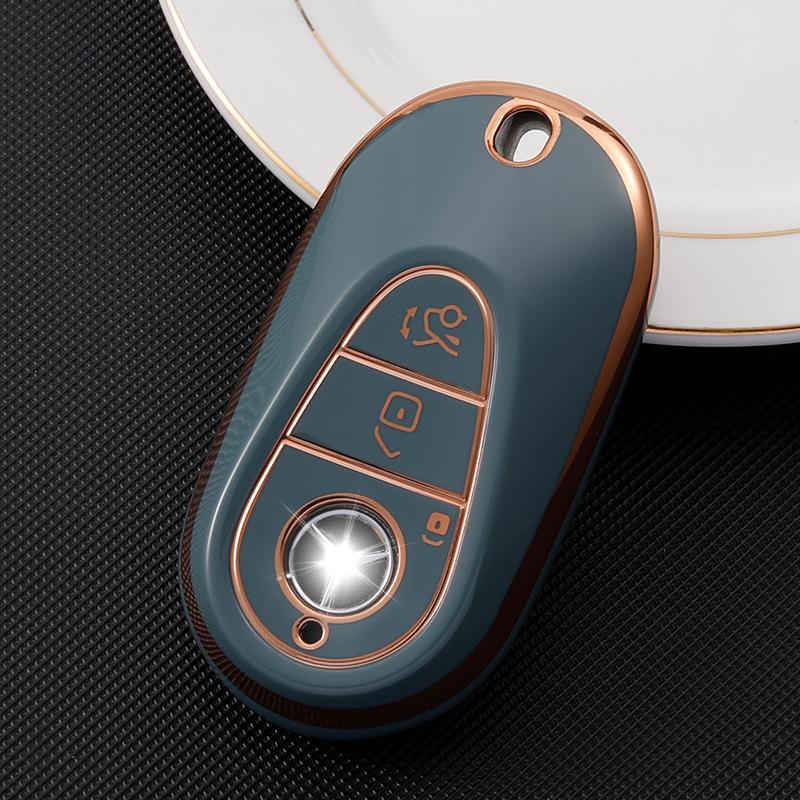Applicable To Mercedes-Benz 22 New C-class Key Cover C200L Case C260LS Class S400L Bag S450L Car Maybach Buckle