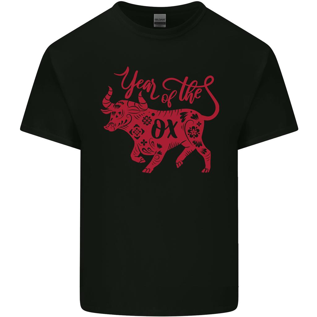 Chinese Zodiac Shengxiao Year of the Ox Unisexs Light Cotton TShirt