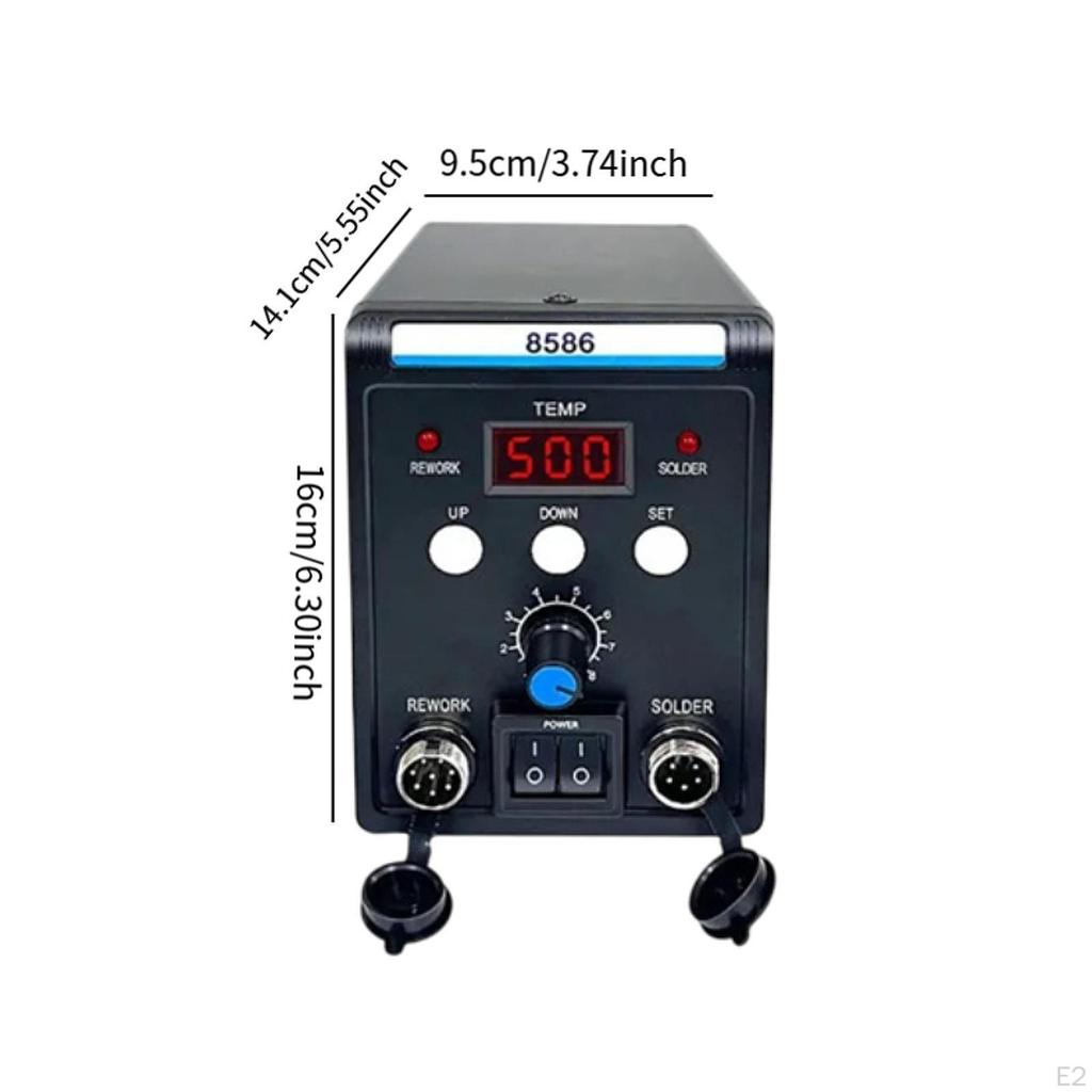 Воздушная паяльная станция и комплект паяльника высокой мощности 760 Вт для поверхностного монтажа микросхем печатных плат
