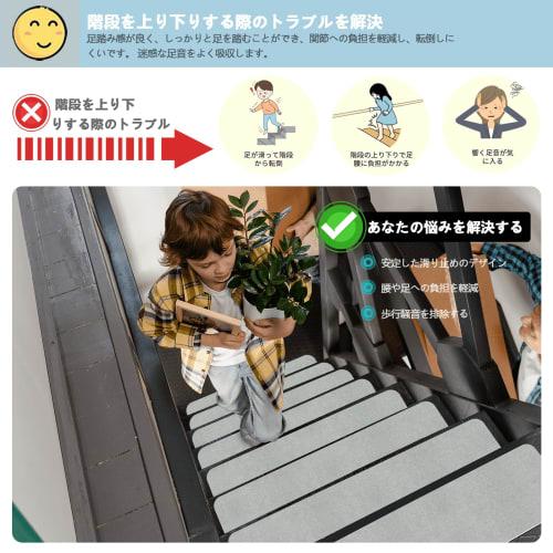 Limited Edition Bolinker Stair Mats, 70x22cm, 15-Pack, 4mm Thick, Anti-Slip, Non-Slip, for Cats and Dogs, Reduces Leg Pain, Stays In Place, Protects F