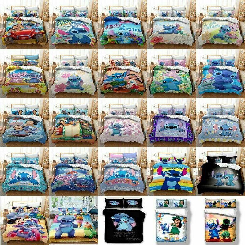 Cozy Lilo Stitch Bedding Set With Stylish Duvet Cover And Pillowcase Design