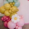 New Fresh Sunflower Daisy Macaron Balloon Set Birthday Party Decoration Wedding Ceremony Party Scene Decoration Balloon Set