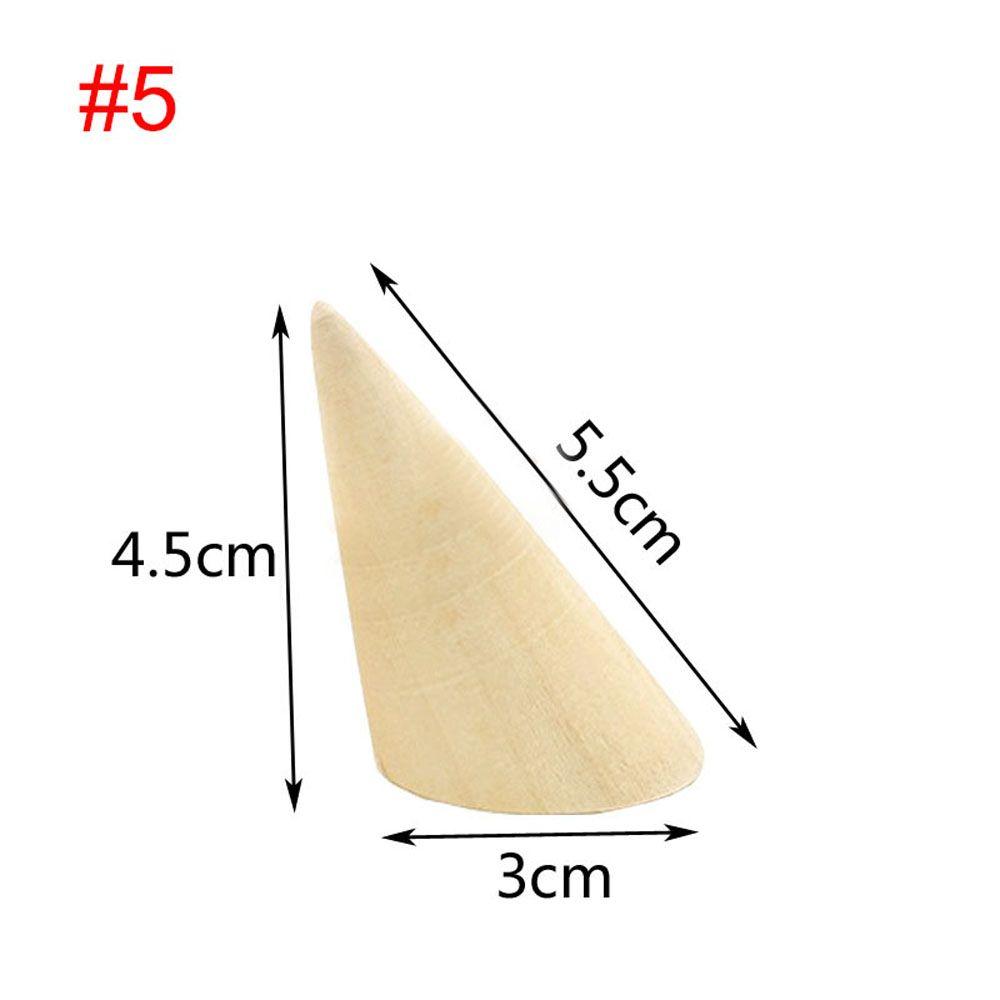 Дизайнерская неокрашенная подставка в форме конуса для хранения ювелирных изделий, стойка для колец, держатель для колец, органайзер