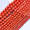 4/6/8/10 мм 60/50/40/30 шт. натуральный камень красный камень свободные круглые бусины DIY подвески браслеты шейное ожерелье большое количество ювелирных изделий аксессуары ручной работы