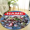 Personalized M-Marvel Round Chair Office Rug - Perfect for Mat, Office Chair & More - Ideal Gift for Birthdays and Holidays
