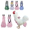 Одежда для гуся с принтом, водонепроницаемые моющиеся подгузники из ткани курицы и птицы с галстуком-бабочкой для фермы