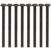 Scud Humbucker Mounting Screws, Inch Size, 8-Piece Black W-HPB