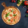 Деревянная доска для закусок Кухонная разделочная доска с ручками Прямоугольная Круглая сервировочная доска для нарезки фруктов, мяса, сыра, хлеба