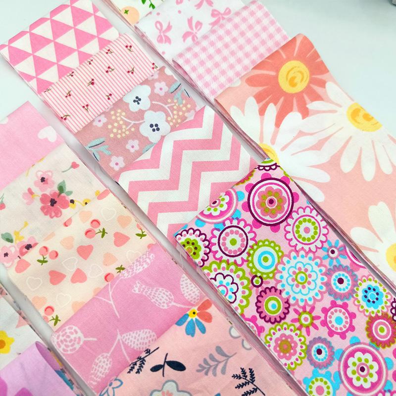40 шт. Лоскутная ткань Разноцветная Швейное рукоделие Сделай сам С цветочным принтом 6,5 см Хлопок Лоскутные полоски Лоскутные рулоны желе Полоски ткани
