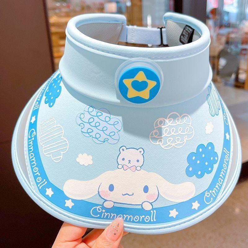 Детская солнцезащитная шляпа Hello Kitty с широкими полями для летней защиты на улице