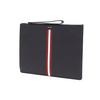 Bally Полосатый Декорированный Кожаный Клатч Мужской клатч Черный THALDEN-LT-10