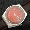 АВТОМАТИЧЕСКИЕ ВИНТАЖНЫЕ ЧАСЫ SEIKO 5 ЯПОНИЯ 6309A МУЖСКИЕ С ЦИФЕРБЛАТОМ ОРАНЖЕВОГО ЦВЕТА a702720-1 R210-a702720