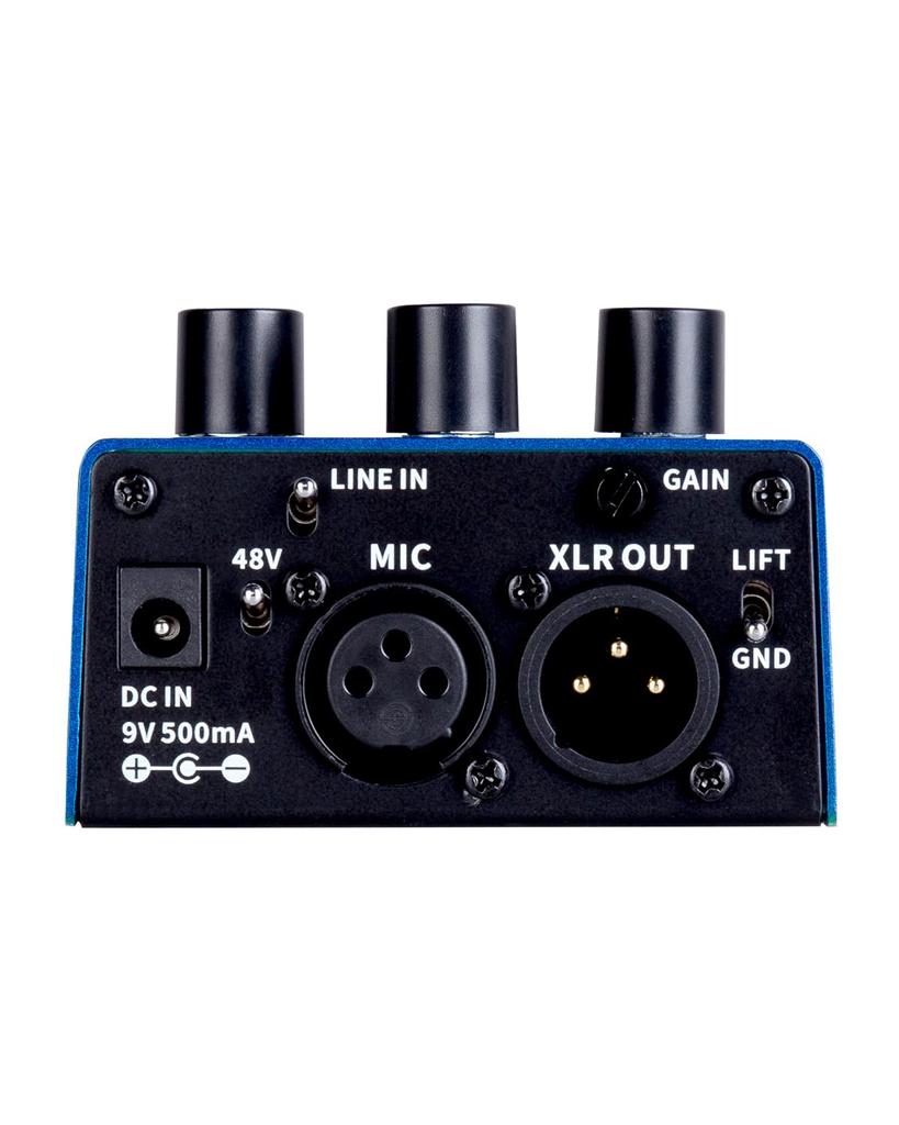 FLAMMA FV04 Гармонический вокальный процессор Педаль эффектов Реверберация 12 Высота 11 Различных режимов гармонии Фантомное питание 48 В Синяя педаль гармонии