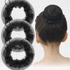 Elegant Drawstring Bun Hair Net Elastic Lace Work Headdress For Women Girl Hair Accessories